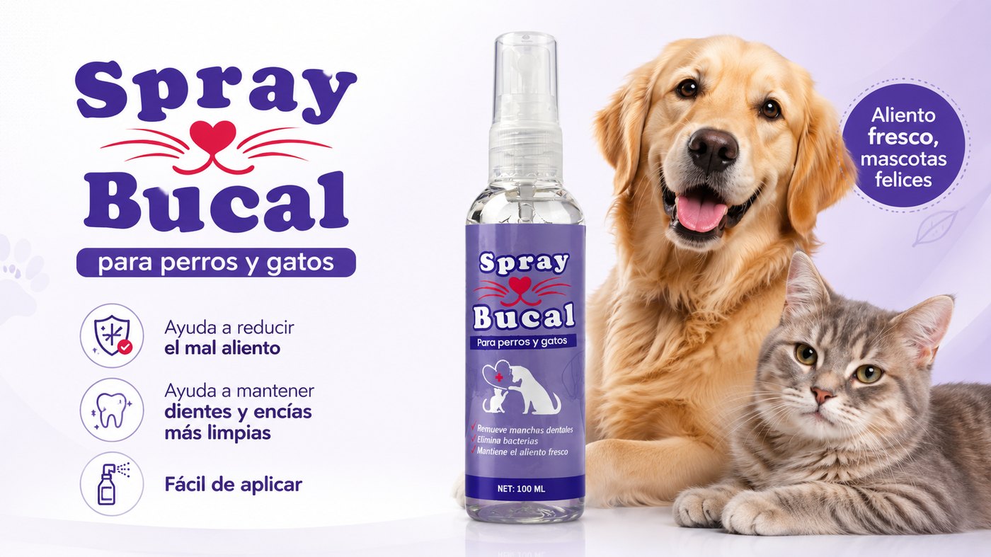 Spray Bucal para Mascotas