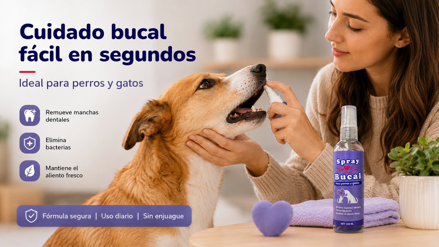 Spray Bucal para Mascotas