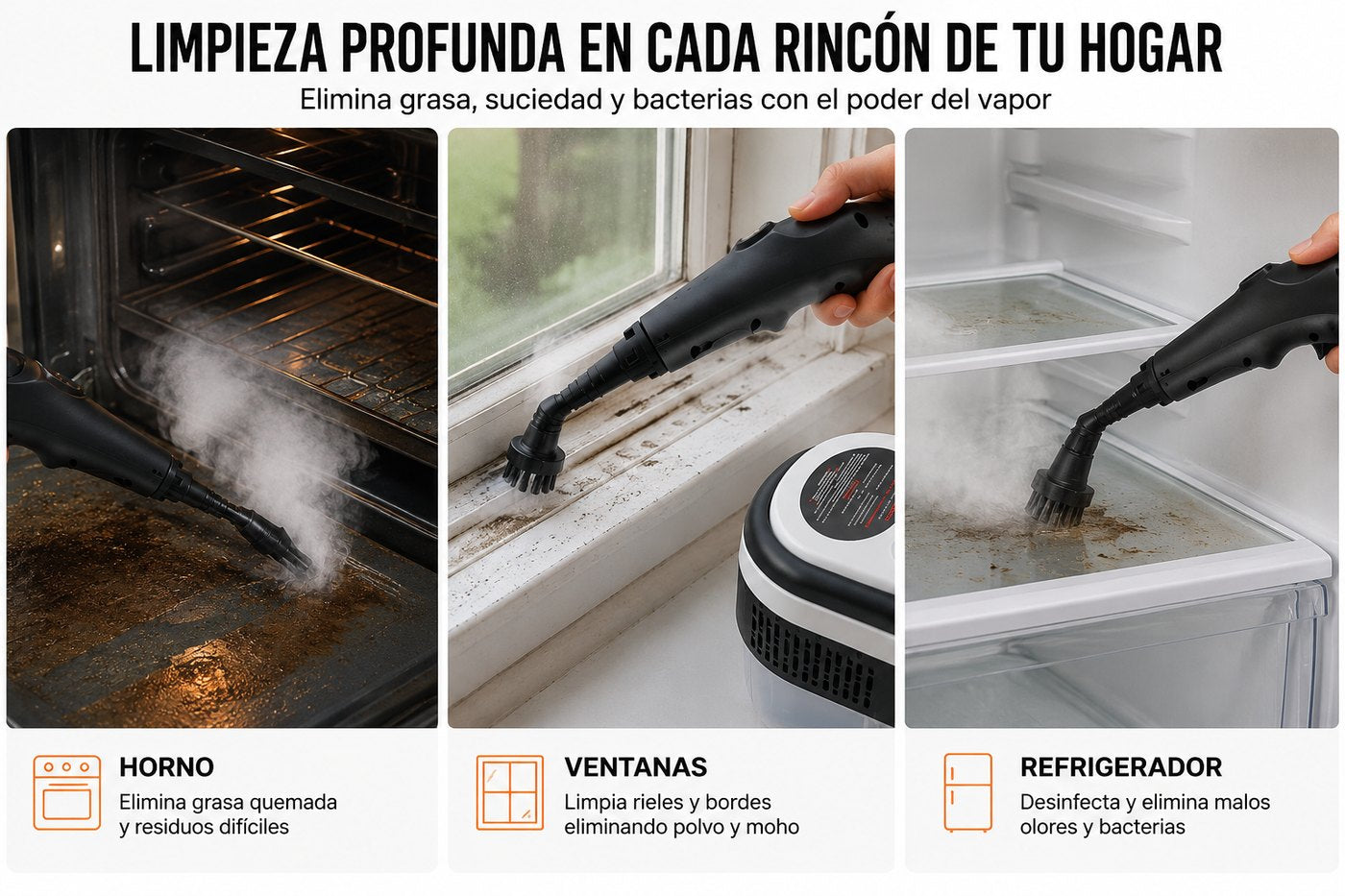 Limpiador a Vapor Portátil